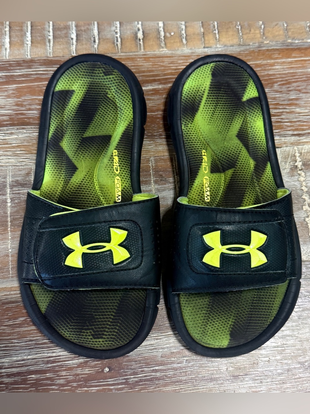 Boys Under Armour Slides